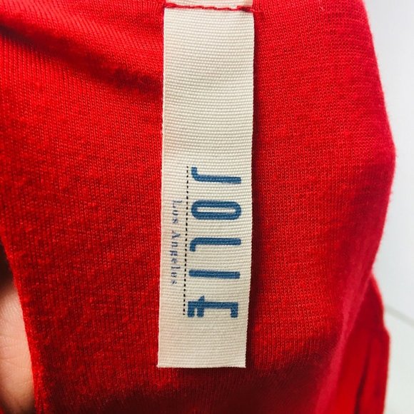 JOLIE Los Angeles Red Sleeveless Racer Back Elastic Waist Maxi Women Size M USA - Picture 6 of 8